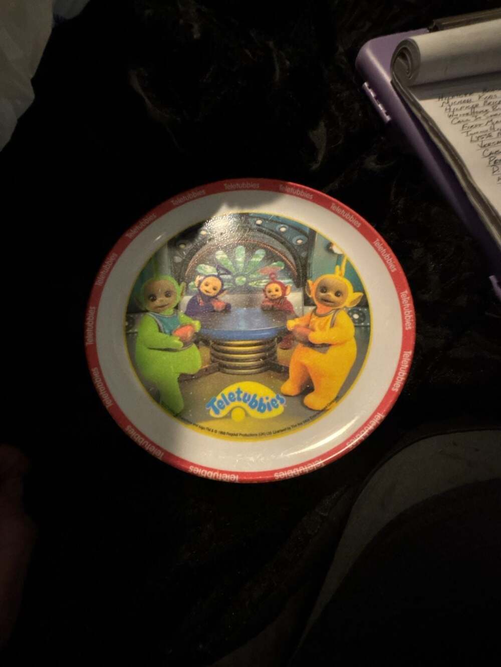Vintage 1998 Teletubbies Melamine Children's Plate